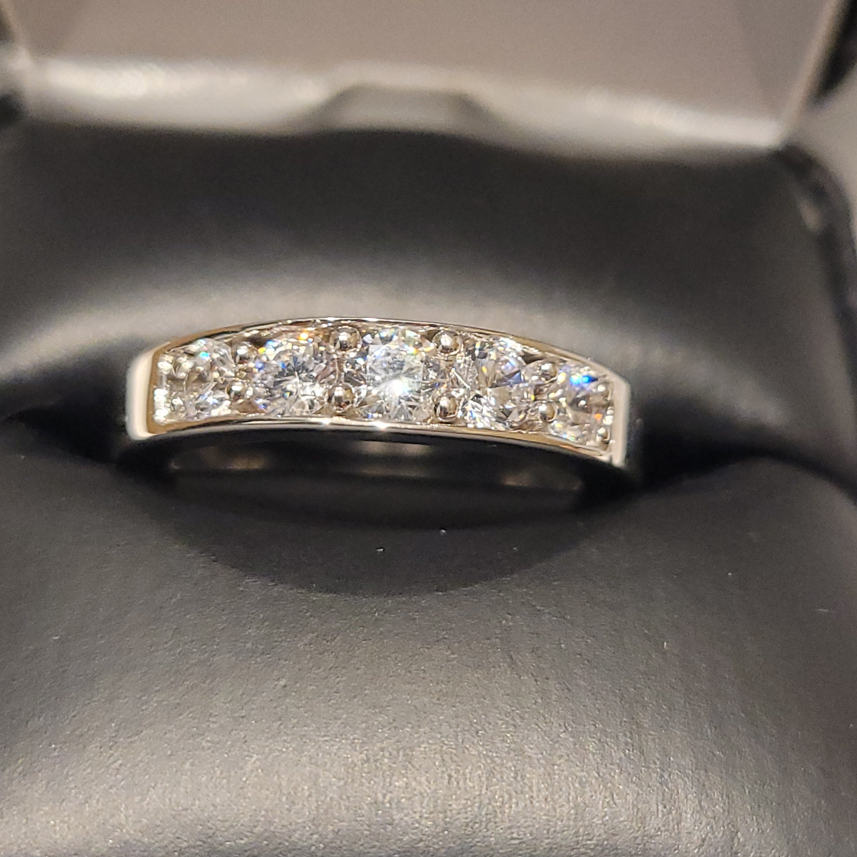 CZ Wedding Set, *Clearance* Style 12-95 feat The Jenny Mae Engagement Ring (0.75 Carat Marquise Cut with Round Channel Setting in 10K White Gold)