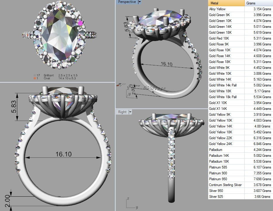 Custom Ring Design- 3789