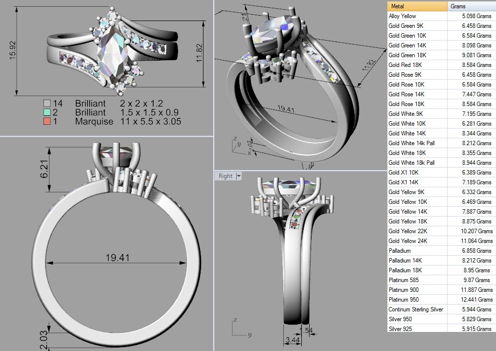 Custom Ring Design- 4097