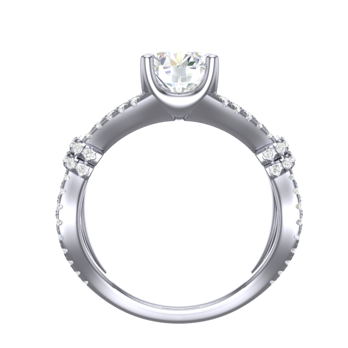Custom Ring Design- 3729 The Crystal Marie