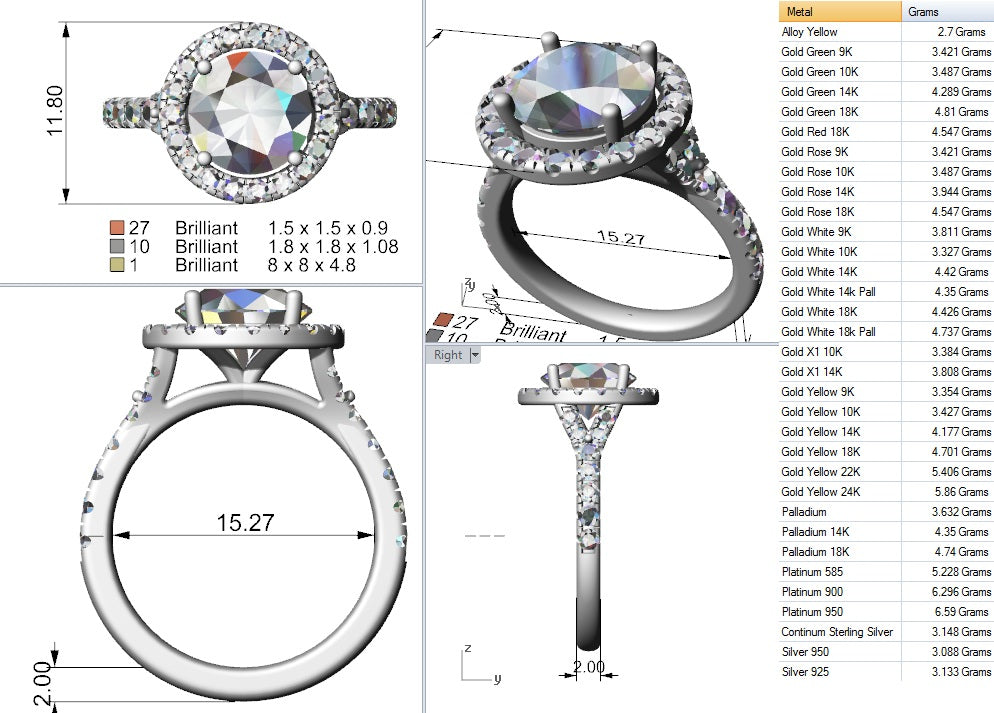 Custom Ring Design- 4159
