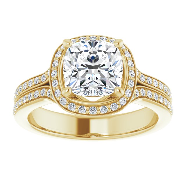 Neil Lane Diamond Engagement Ring 2-1/6 ct tw Cushion-cut 14K White Gold |  Kay Outlet