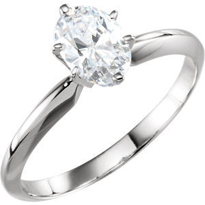 Cubic Zirconia Engagement Ring- The Janet