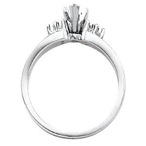 Cubic Zirconia Engagement Ring- The Natalia (Customizable 7-stone)
