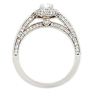 Cubic Zirconia Engagement Ring- The Moiraine