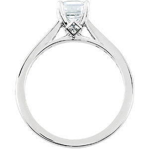 Cubic Zirconia Engagement Ring- The Micheala