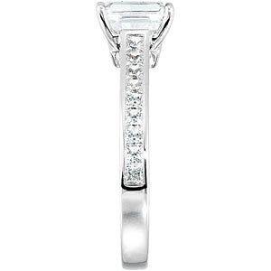 Cubic Zirconia Engagement Ring- The Micheala