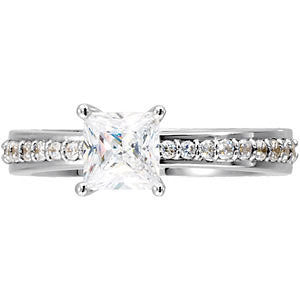 Cubic Zirconia Engagement Ring- The Sofia