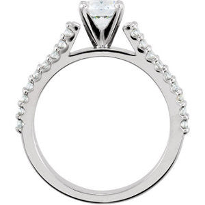Cubic Zirconia Engagement Ring- The Sydnee