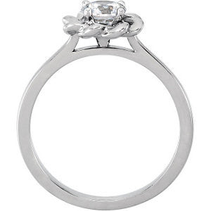 Cubic Zirconia Engagement Ring- The Priscilla