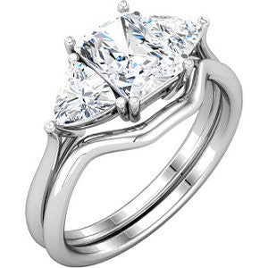 Cubic Zirconia Engagement Ring- The Peaches
