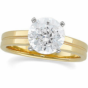 Cubic Zirconia Engagement Ring- The Shelly