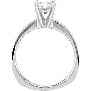 Cubic Zirconia Engagement Ring- The Shelly