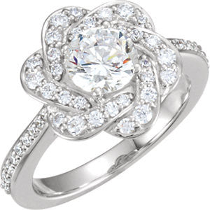 Cubic Zirconia Engagement Ring- The Felicity
