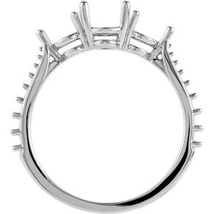Cubic Zirconia Engagement Ring- The Korrine