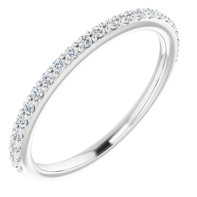 Cubic Zirconia Engagement Ring- The Geraldine Lea (Customizable Pear Cut Style with Delicate Pavé Band)