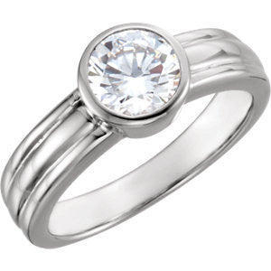Cubic Zirconia Engagement Ring- The Gracey