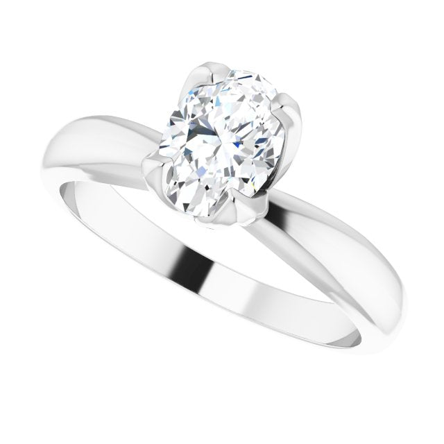 Cubic Zirconia Engagement Ring- The Shirley