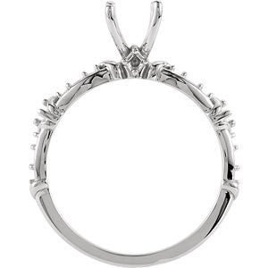 Cubic Zirconia Engagement Ring- The Jordanna