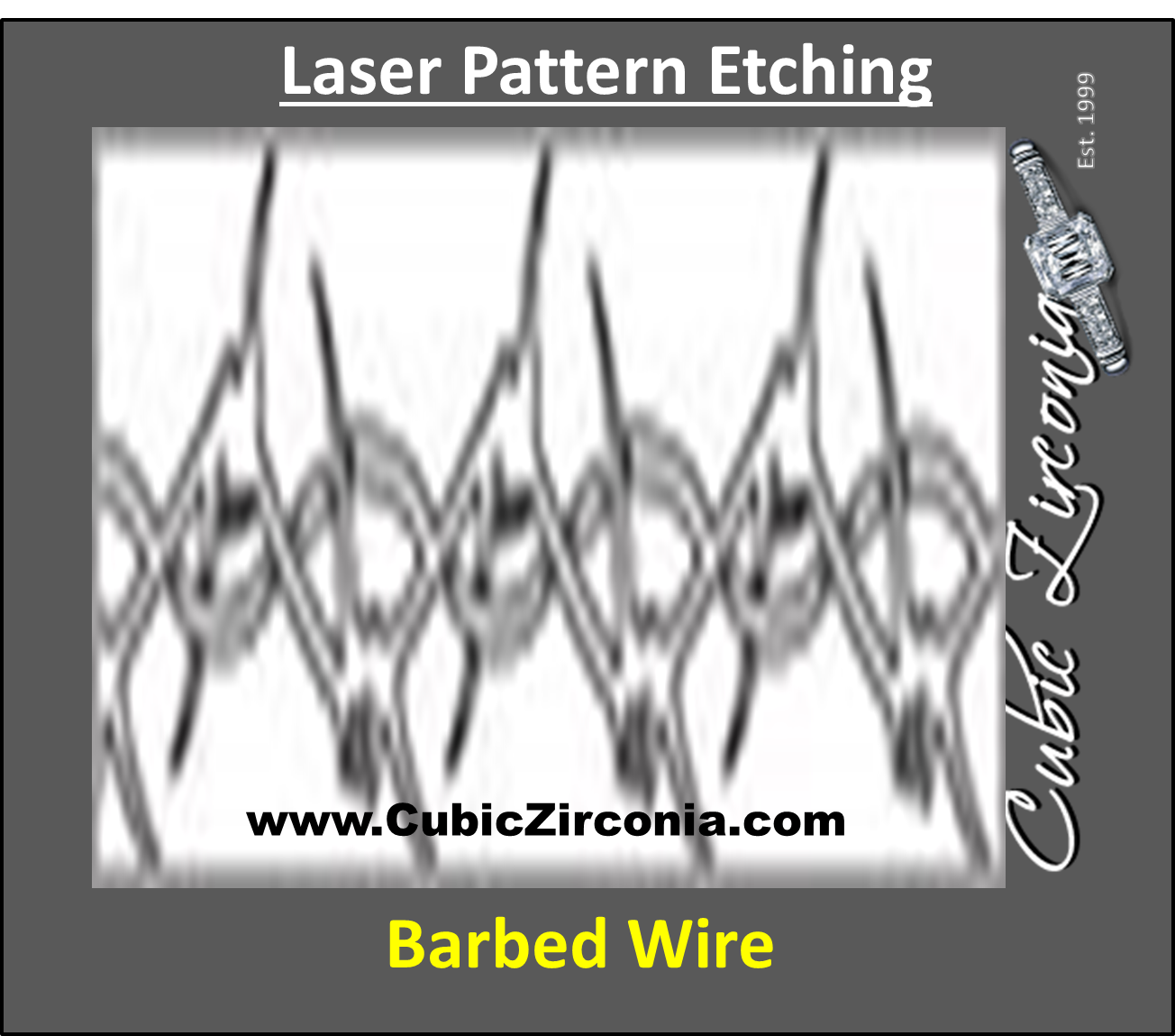 Laser Pattern Etching For Wedding Bands and Rings