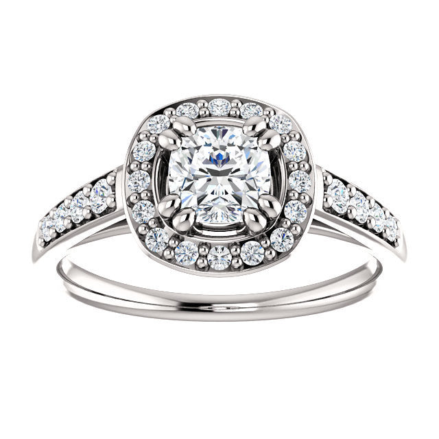 Cubic Zirconia Engagement Ring- The Julie Madison