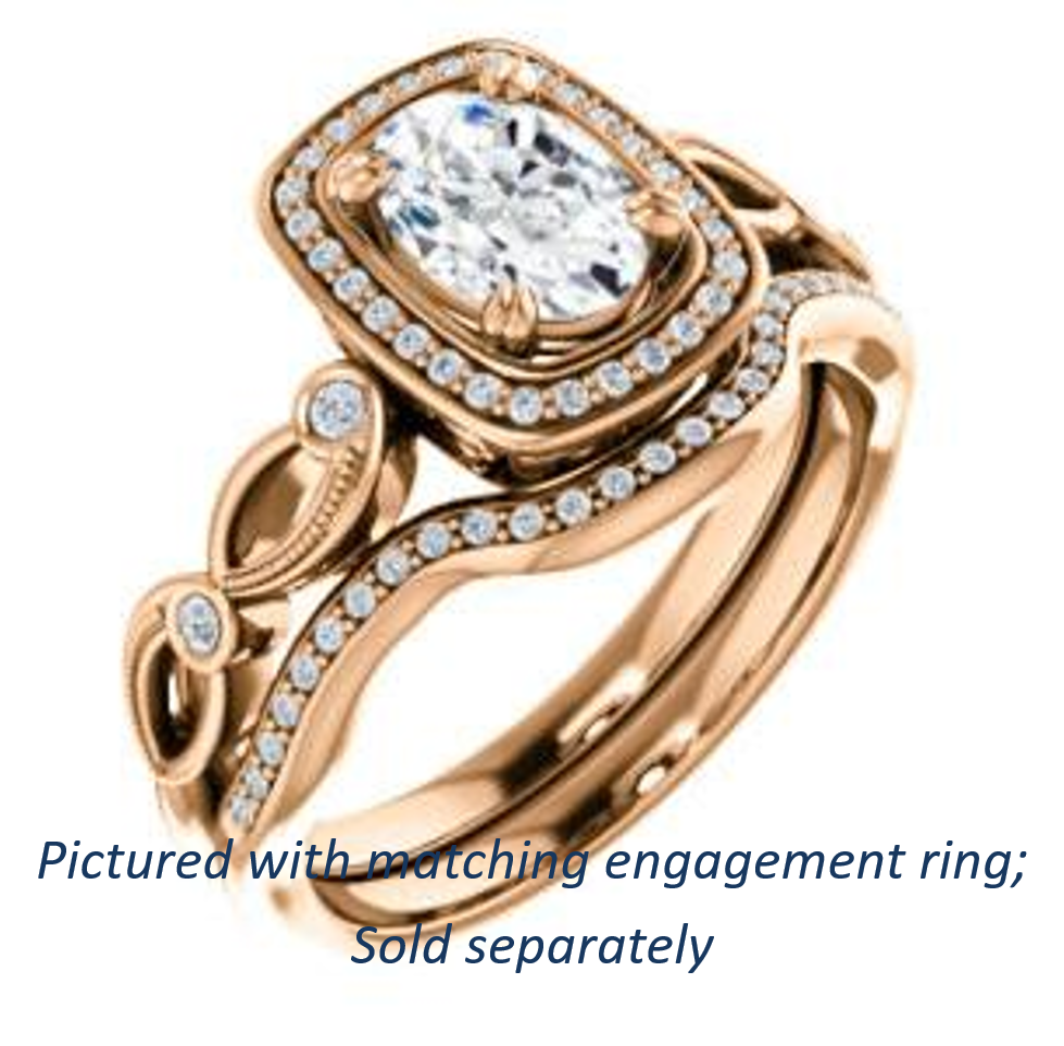 Cubic Zirconia Engagement Ring The Angela Customizable Whimsical