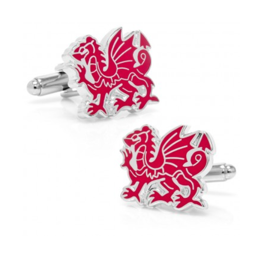 Men’s Cufflinks- Red Welsh Dragons