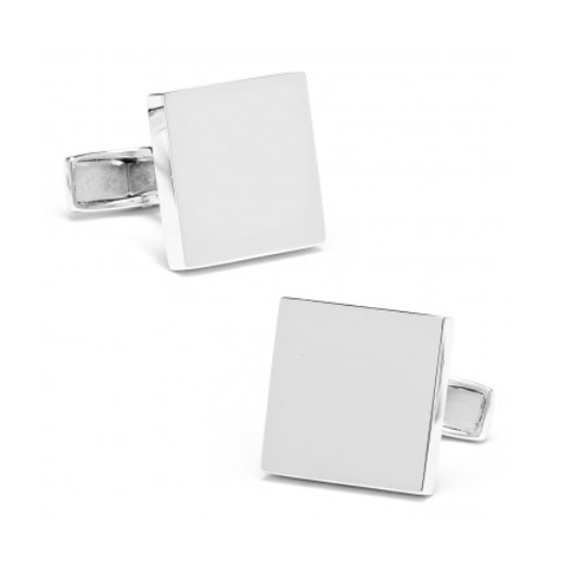 Men’s Cufflinks- Sterling Silver Infinity Edge Squares