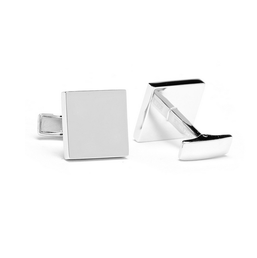 Men’s Cufflinks- Sterling Silver Infinity Edge Squares