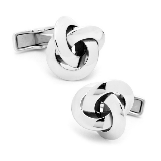 Men’s Cufflinks- Sterling Silver Knots