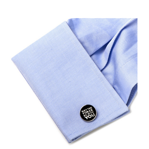 Men’s Cufflinks- "May the Force Be With You" (Licensed Star Wars ®)