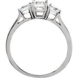 Cubic Zirconia Engagement Ring- The Sonjia