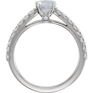 Cubic Zirconia Engagement Ring- The Carol Anne