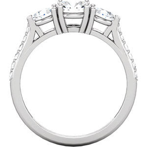Cubic Zirconia Engagement Ring- The Madeleine
