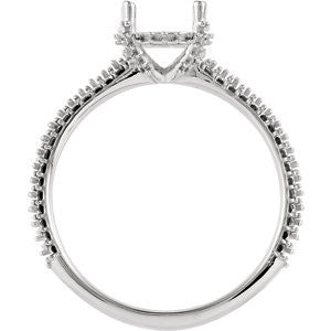 Cubic Zirconia Engagement Ring- The Rhiana