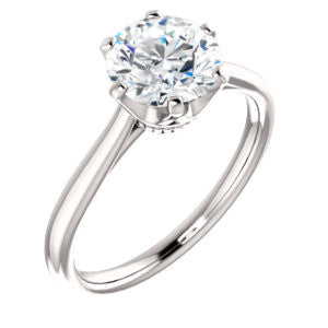 Cubic Zirconia Engagement Ring- The Julia (Customizable Thin-Band Oval Cut Solitaire)